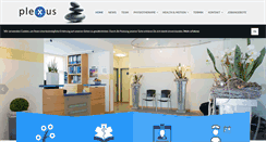 Desktop Screenshot of plexus-therapie.de